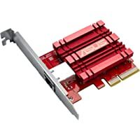 Los mejores  - ASUS XG-C100C - Adaptador de Red 10 Gigabit PCI Express (QoS Integrado- RJ-45- Compatible con Windows 10 y Linux)